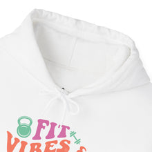 Load image into Gallery viewer, Fit Vibes and Thick Thighs Hoodie