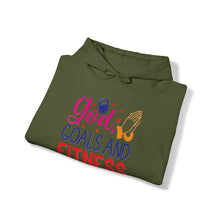 Load image into Gallery viewer, God, Goals and Fitness Hoodie