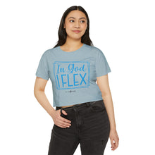 Load image into Gallery viewer, In God I Flex Crop Top