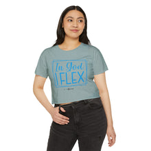 Load image into Gallery viewer, In God I Flex Crop Top