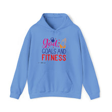 Load image into Gallery viewer, God, Goals and Fitness Hoodie