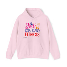 Load image into Gallery viewer, God, Goals and Fitness Hoodie