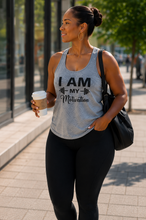 Load image into Gallery viewer, I Am My Motivation Racerback Tank