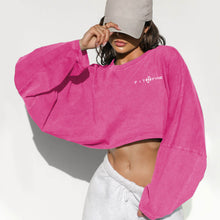 Load image into Gallery viewer, Bella Oversized Crop Top