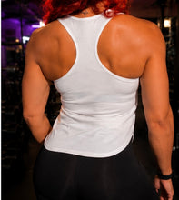 Load image into Gallery viewer, Fit Vibes and Thick Thighs Racerback Tank
