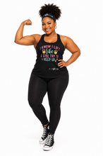 Load image into Gallery viewer, I Know I Lift Like A Girl Racerback Tank