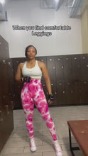 Load and play video in Gallery viewer, Tie Dye Leggings