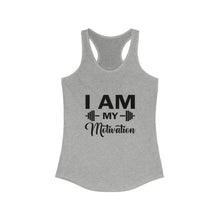 Load image into Gallery viewer, I Am My Motivation Racerback Tank
