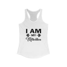 Load image into Gallery viewer, I Am My Motivation Racerback Tank