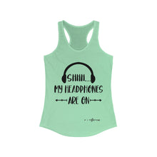 Load image into Gallery viewer, Headphone Check Racerback Tank