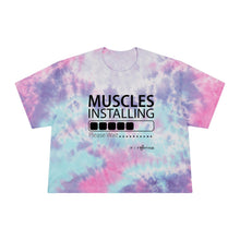 Load image into Gallery viewer, Cotton Candy Tie-Dye Crop Tee