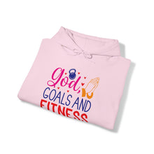 Load image into Gallery viewer, God, Goals and Fitness Hoodie
