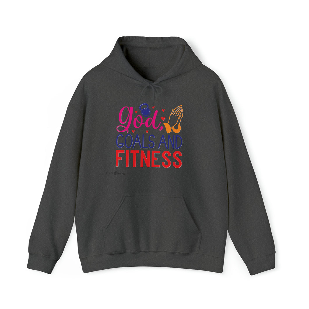 God, Goals and Fitness Hoodie