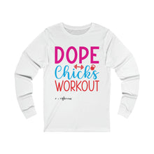 Load image into Gallery viewer, Dope Chicks Workout Long Sleeve Tee

