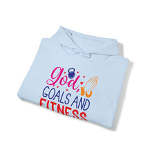 Load image into Gallery viewer, God, Goals and Fitness Hoodie
