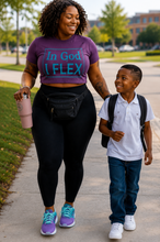 Load image into Gallery viewer, In God I Flex Crop Top
