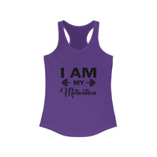 Load image into Gallery viewer, I Am My Motivation Racerback Tank
