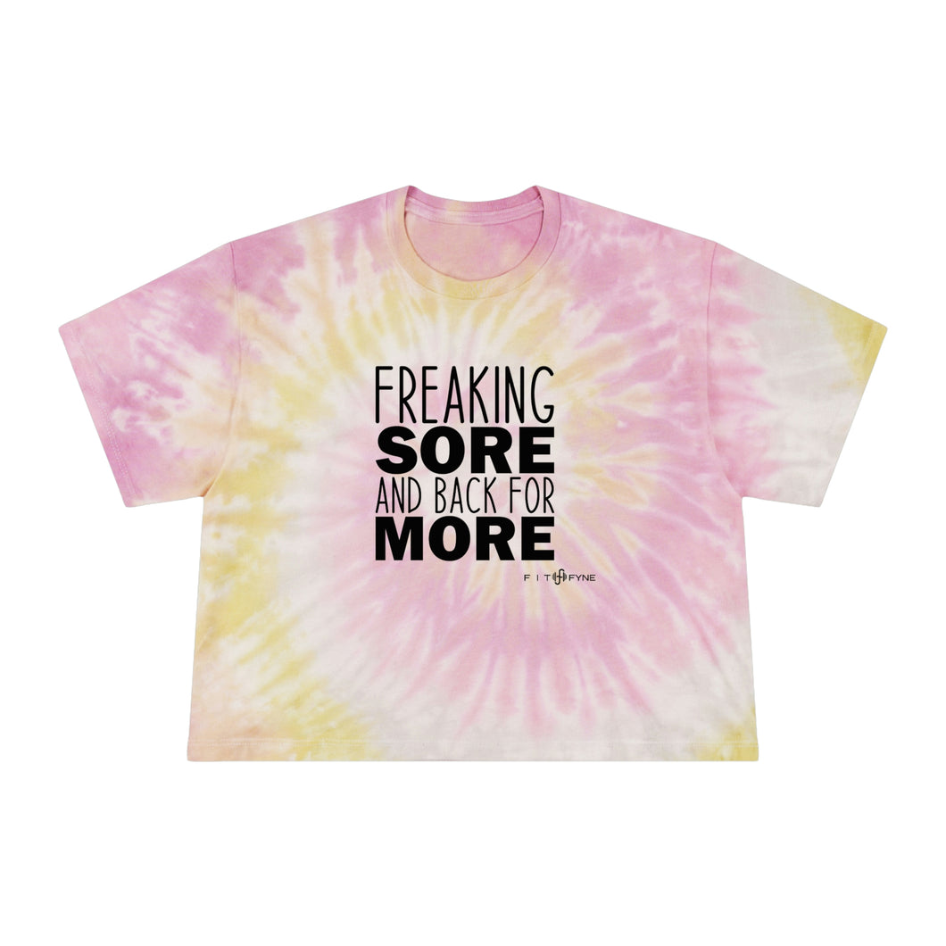 Desert Rose Tie-Dye Crop Tee